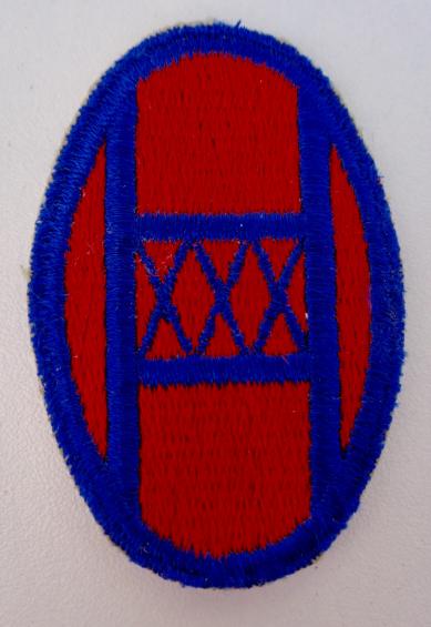 US WW2 30th Infantry Division Patch