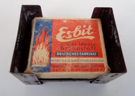 Wehrmacht Esbit Cooker with original Fuel Blok