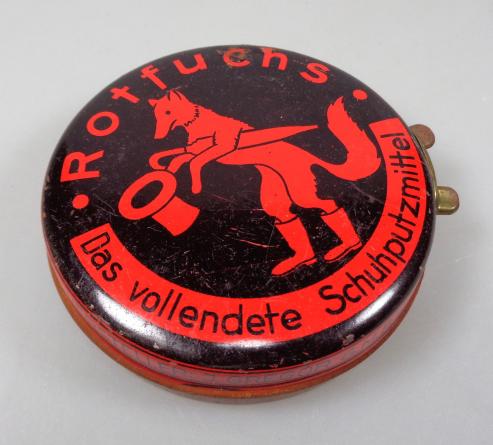 German WW2 era Shoe Polish Can