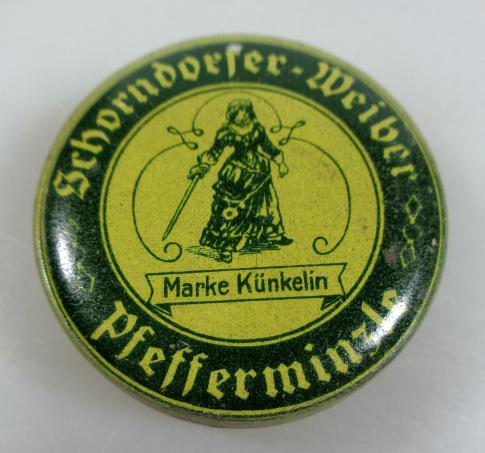 German Wartime metal Mints Can