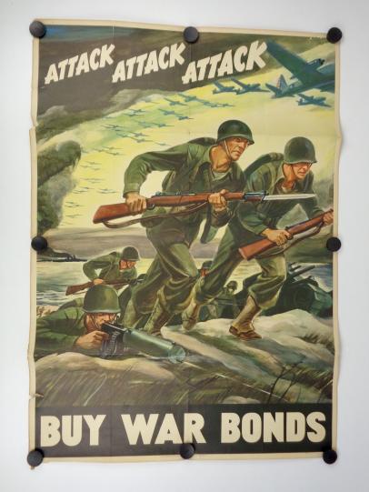 US WW2 Warbond Poster