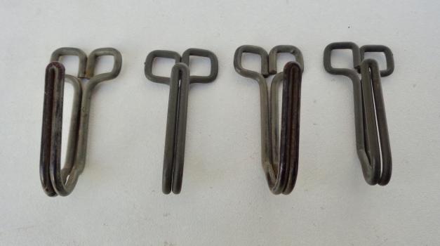 4 Wehrmacht Tunic Belt Hooks