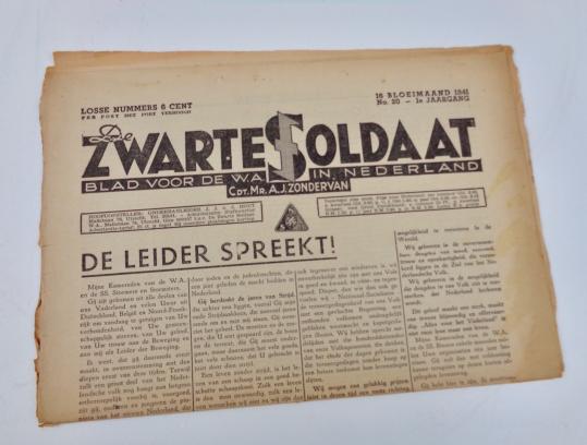 Dutch NSB Newspaper De Zwarte Soldaat