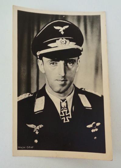 Third Reich Postcard Knights Cross Recipient