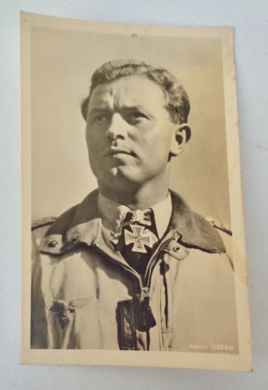 Third Reich Postcard Knights Cross Recipient