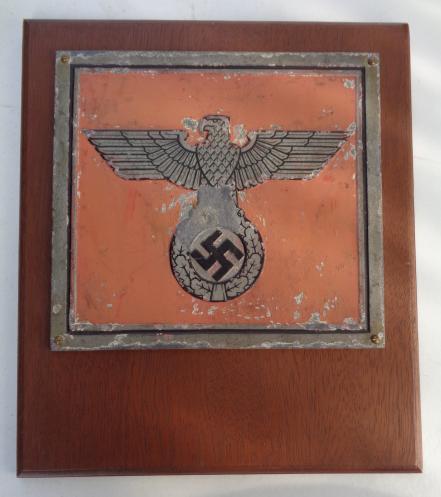 Third Reich Eagle Wall Plaqu Kadaster