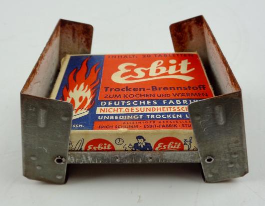 Wehrmacht Esbit Cooker with original Fuel Blok