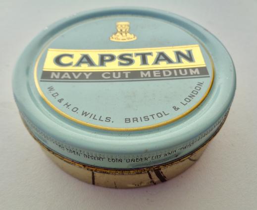 British WW2 Tabaco Can (Capstan Navy Cut Medium)