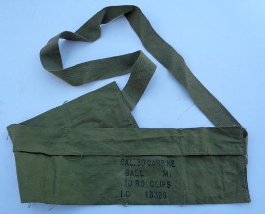 US WW2 M1 Carbine Ammo Bandoleer