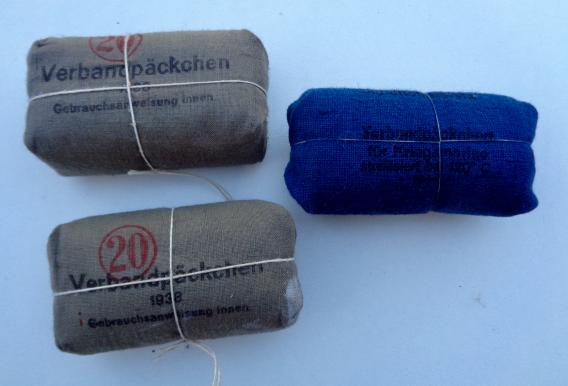 3 Wehrmacht wound Bandages