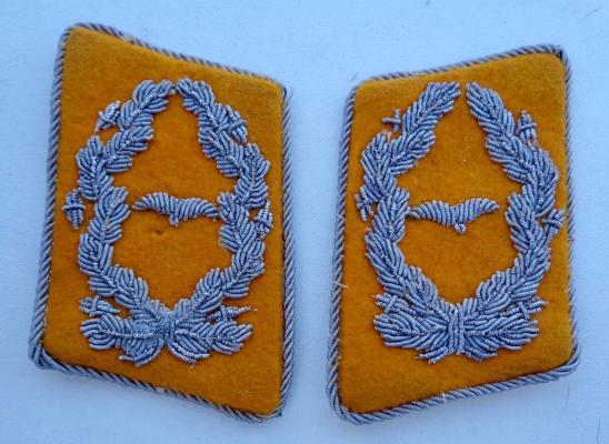 Luftwaffe Officers Collar Tabs Major