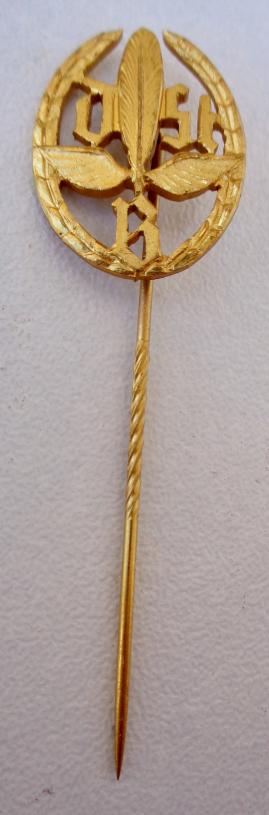 Golden Deutsche Stahlhelm Bund Stick Pin