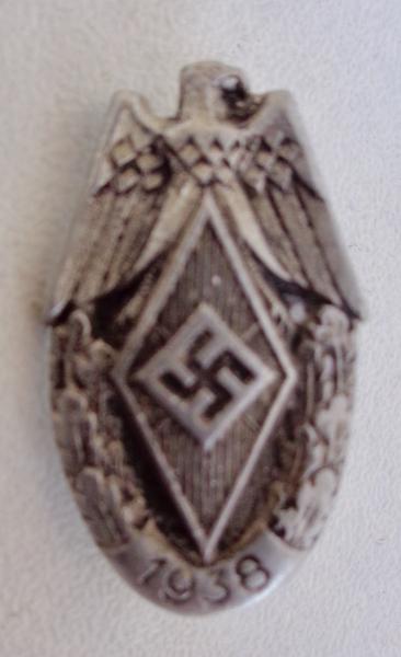 Hitler-Jugend meeting Badge