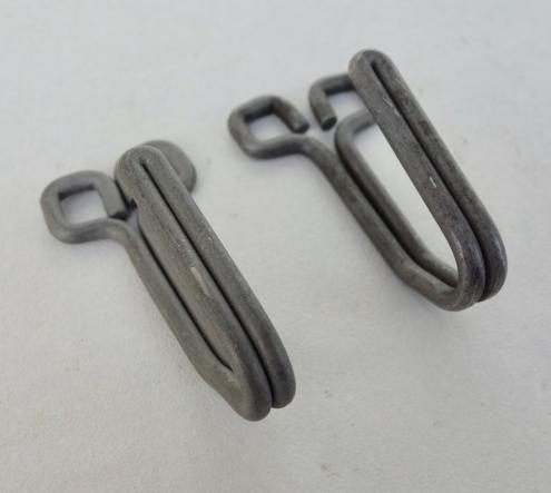 2 Wehrmacht Tunic Belt Hooks