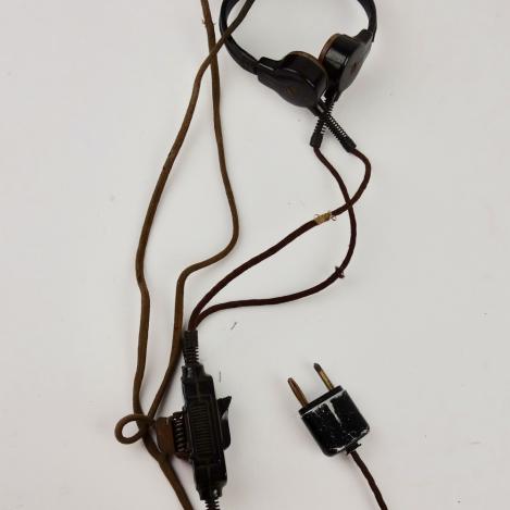 Wehrmacht Panzer Headphone and Throat Microphone