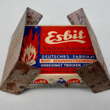 Wehrmacht Esbit Cooker with original Fuel Blok