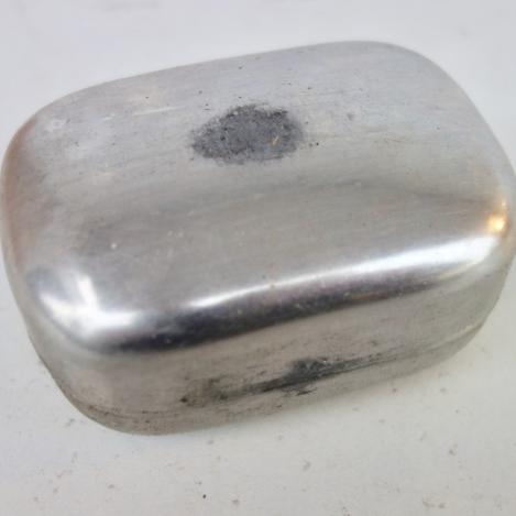 British WW2 Aluminium Soap Container