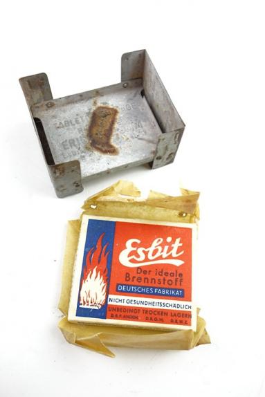 Wehrmacht Esbit Cooker with original Fuel Blok