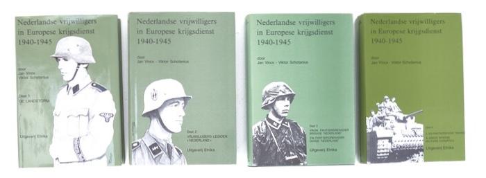 4 Collecters item Books about the Dutch WaffenSS