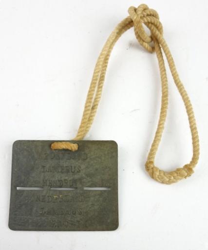 Dutch WW2  Dog-Tag