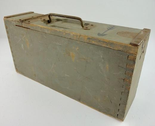 Dutch Wooden MG Ammo Case