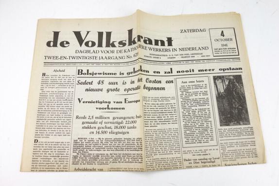 Dutch WW2 Newspaper De Telegraaf