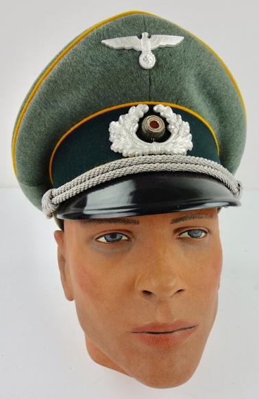 Wehrmacht Cavalry Officers Visor Cap