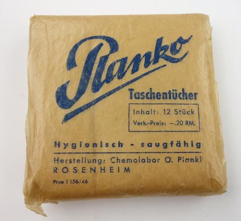 Wehrmacht era Paper Handkerchiefs