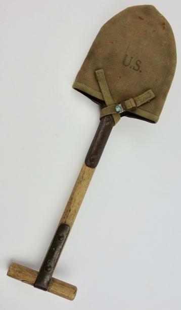 US WW2 T Shovel in original cover