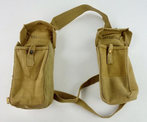 British Ammo Pouches with Neck and Belly Strap