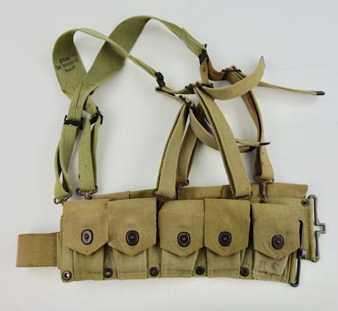 IMCS Militaria | US WW2 Garand Belt and Suspenders