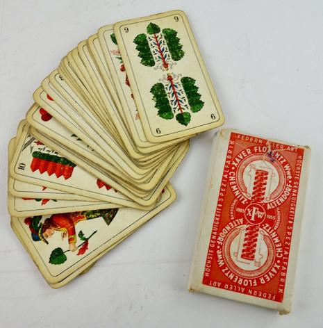 1933 dated Wermacht used Card Game