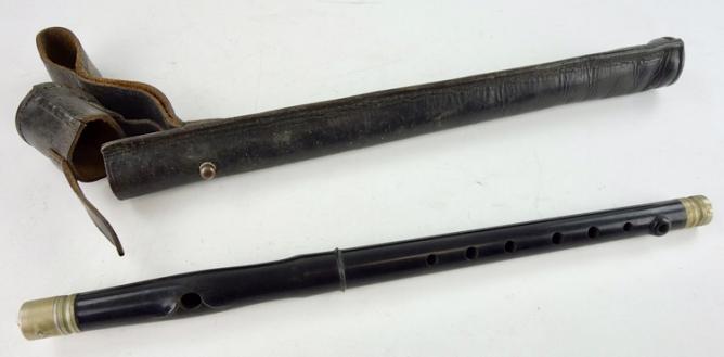 Wehrmacht Flute in Leather Case