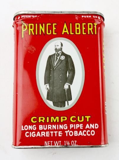 US WW2 Prince Albert Tabacco metal Can