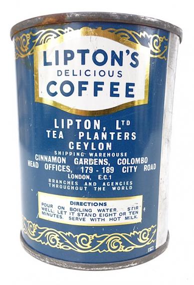 British WW2 Coffee Can for Dutch Food Droppings