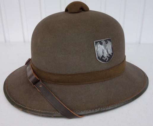 DAK Wehrmacht Tropical Pit Helmet