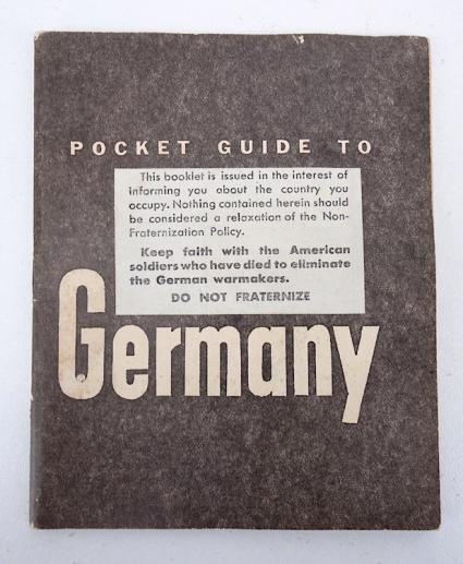 US WW2 Pocket Book Information about Germany