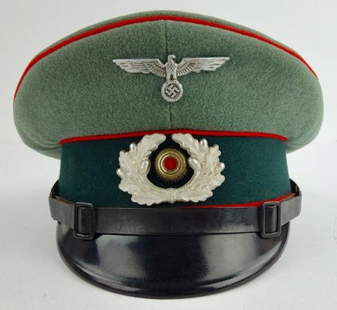 Wehrmacht Artillery Enlisted/NCO Visor Cap