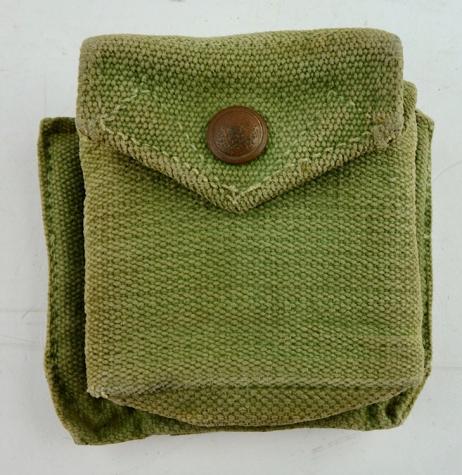 British WW2 Compass Pouch in Blanco