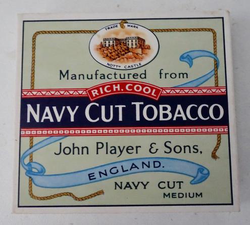 Cigarettes manufactured from Navy Cut Tobacco by John Player