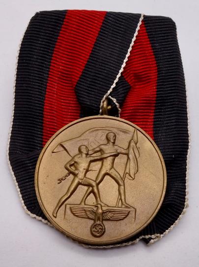 1 Oktober 1938 Medal Clasp