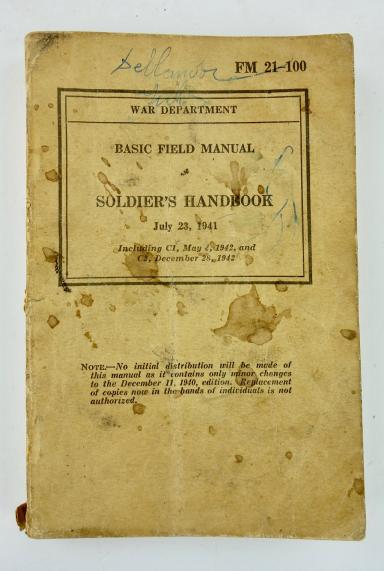 US WW2 Soldier’s Handbook