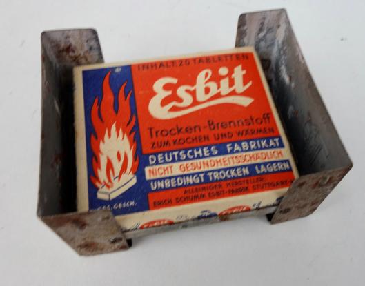 Wehrmacht Esbit Cooker with original Fuel Blok