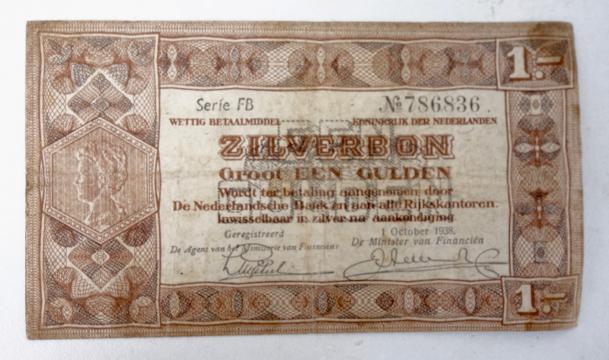 Dutch pre WW2 Silver Coupon