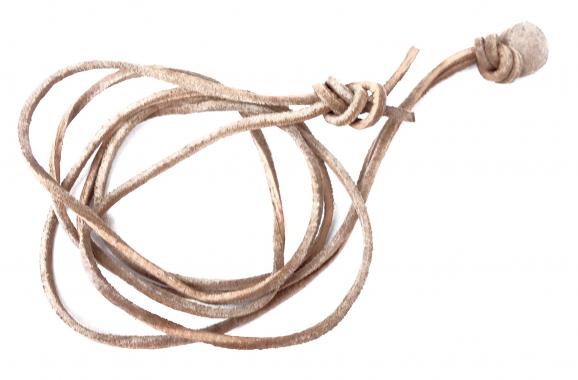 Wehrmacht Brown Leather Shoe Laces