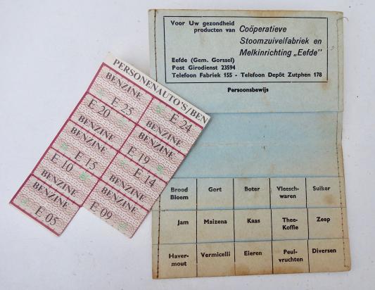 Dutch Wartime Food-stamps Mapcase