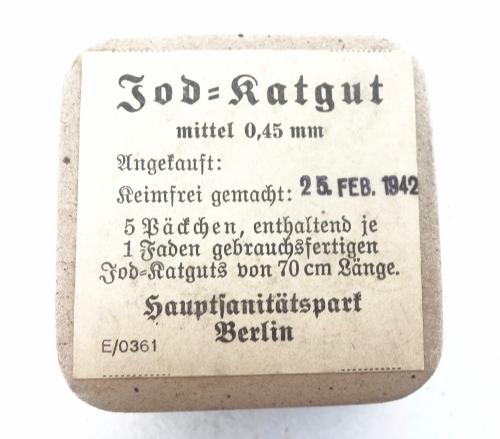 Wehrmacht Medical Sature Jod-Katgut