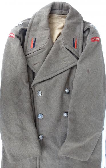 Polish Greatcoat Second Lieutenant Armd. Div.