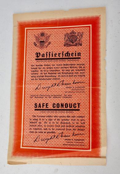 Allied Safe Conduct Flyer