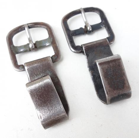 Wehrmacht metal Y Strap (Ammo Pouch) Hooks